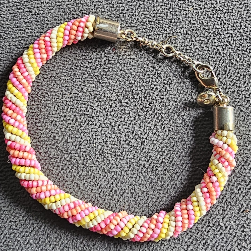 J Crew Factory Wrapped Beaded Bracelet